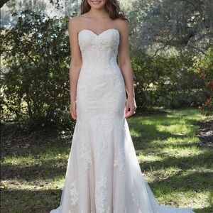 Plus size wedding dress